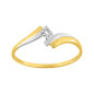 Bague  Diamant 0,006 BICOLOR OR750
