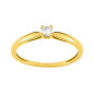 Bague  Diamant 0,10 JAUNE OR750