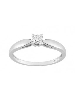 Bague  Diamant 0,16 GRIS OR750