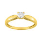 Bague or  jaune or750 0,25ct HSI
