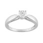 Bague diamant 0.40 gris or750