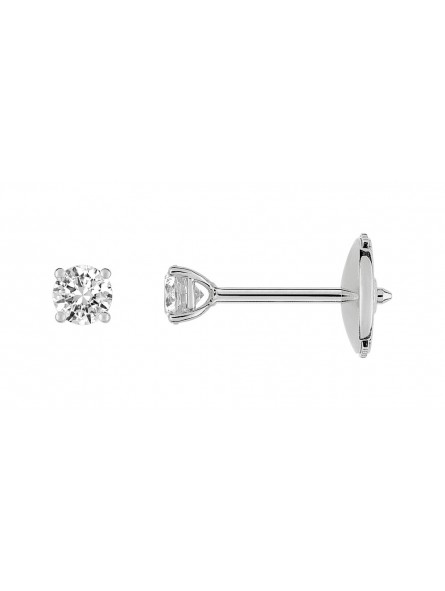 Boucles d'oreilles Solo diamant 0,3 ct