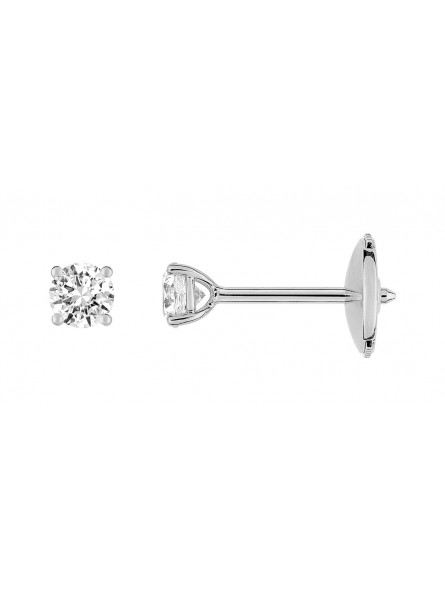 Boucles d'oreilles Solo diamant 0,5 ct