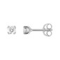 Boucles d'oreilles puces diamants 0,30 ct or 750