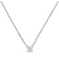 Collier Solitaire diamant  0,20 ct - or 750