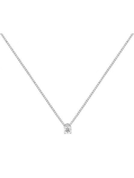 Collier  Diamant 0,04 GRIS OR750