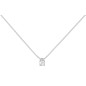 Collier  Diamant 0,15 GRIS OR750