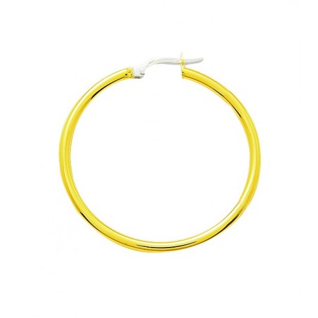 créoles lisses or jaune