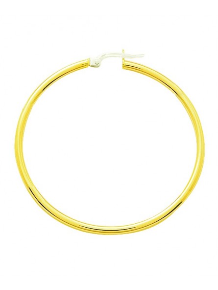 créoles lisses or jaune
