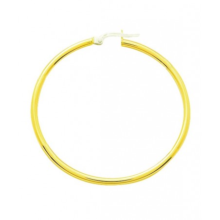 créoles lisses or jaune