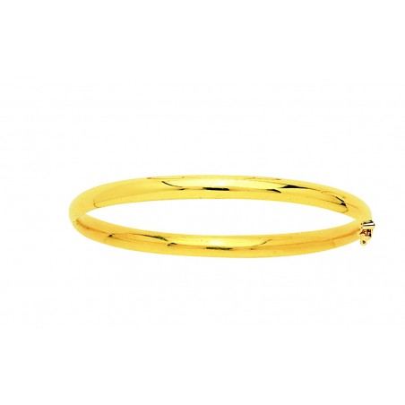 Jonc ouvrant 4 mm or jaune