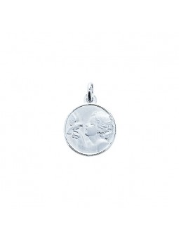 Médaille Ange or blanc