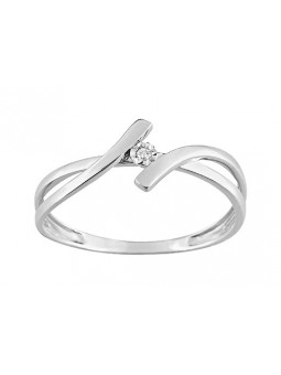 Solitaire Fantaisie diamant 0.01 ct