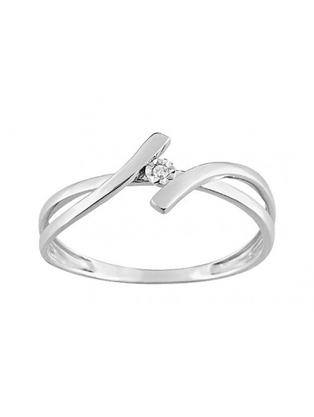 Solitaire Fantaisie diamant 0.01 ct
