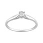 Solitaire griffes Diamant 0.08 ct