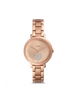 fossil jacqueline montre femme or rose