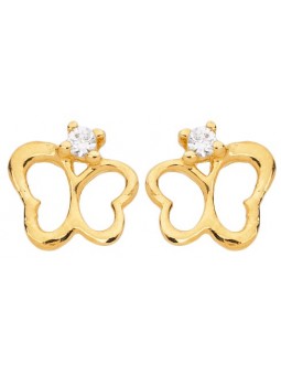 Boucles d'oreilles Boucles d'oreilles puces papillon Oxydes