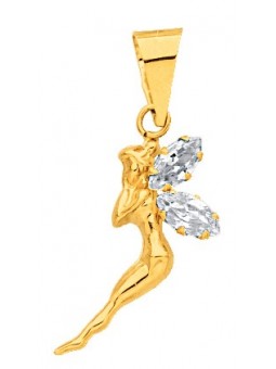 Pendentif fée Oxydes blancs