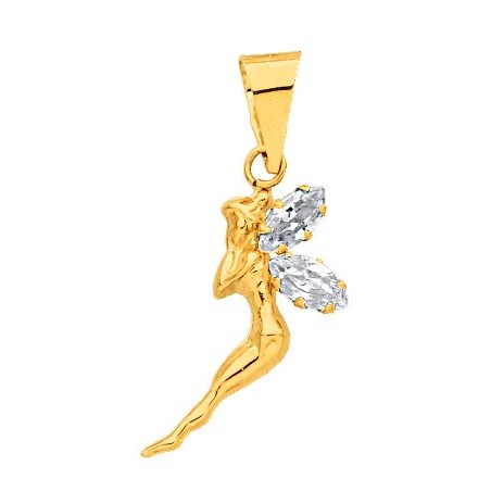 Pendentif fée Oxydes blancs