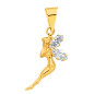 Pendentif fée Oxydes blancs