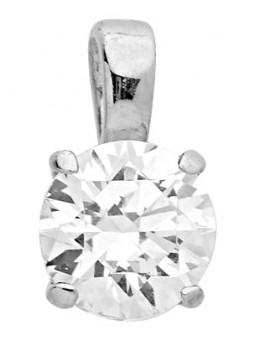 Pendentif Oxyde or blanc