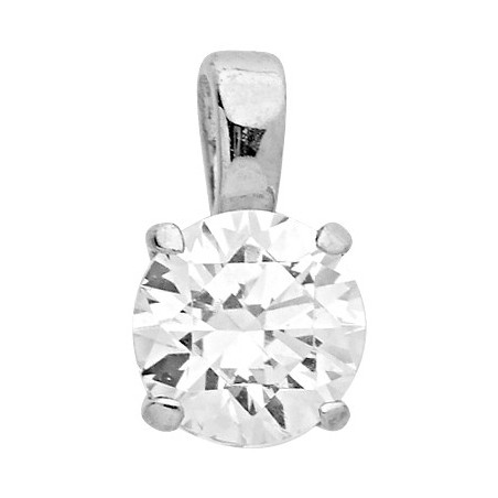 Pendentif Oxyde or blanc