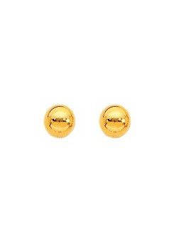 Boucles d'oreilles Boules 4 mm