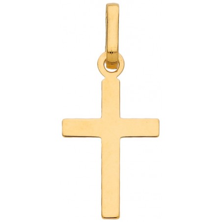 Pendentif Croix or jaune