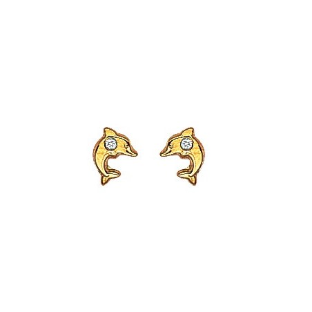Boucles d'oreilles Enfant Dauphins Oxydes