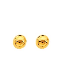 Boucles d'oreilles Boule 5 mm