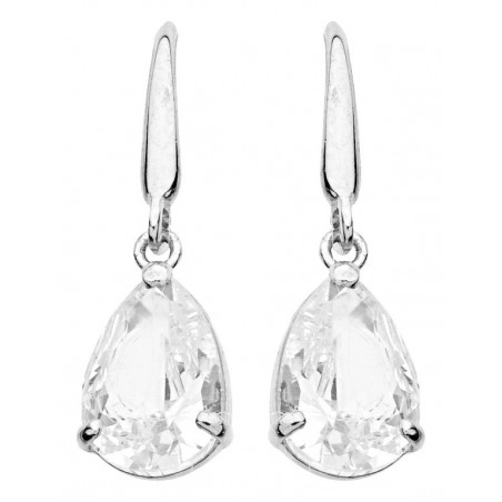 Boucles d'oreilles pendantes Oxyde zirconium poire