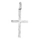 CROIX diamantE FIL LARGE or blanc