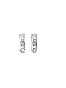 Boucles d'oreilles demi créoles Oxydes