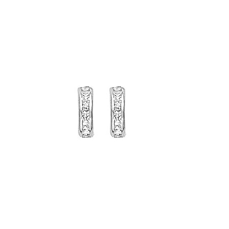 Boucles d'oreilles demi créoles Oxydes