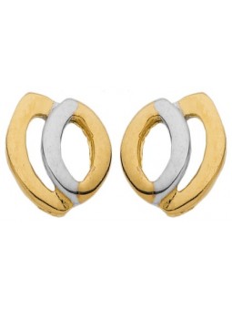 Boucles d'oreilles Fantaisie bicolore