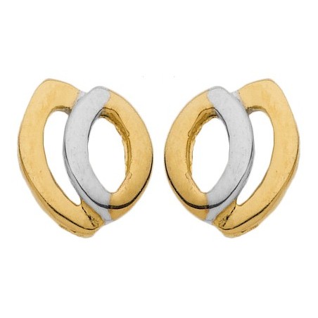 Boucles d'oreilles Fantaisie bicolore