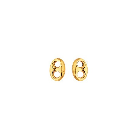 Boucles d'oreilles motif Grain de Café