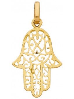 Pendentif main de Fatma or jaune