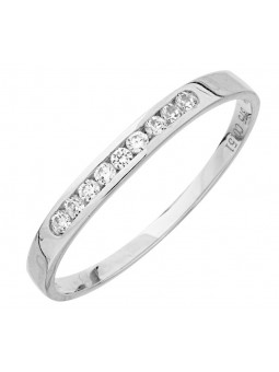 Bague demi alliance rail Oxydes