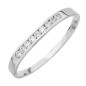 Bague demi alliance rail Oxydes