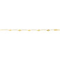 Bracelet or jaune motif Plume