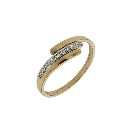 Bague multi Oxyde Fantaisie bicolore 9K