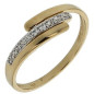 Bague multi Oxyde Fantaisie bicolore 9K