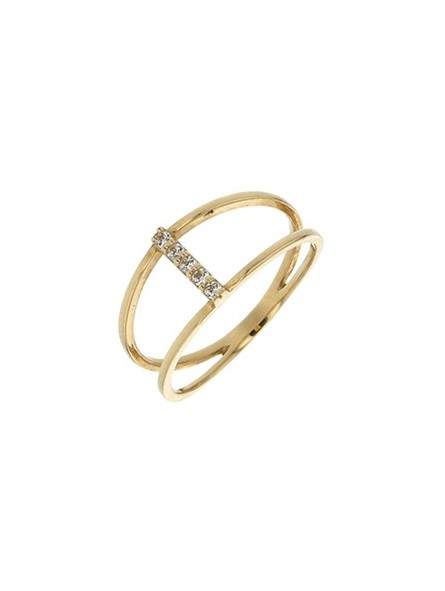 Bague multi Oxyde Fantaisie or jaune 9K