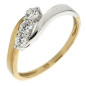 Bague Trilogie bicolore oxyde