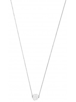Collier motif Rose évidée PM