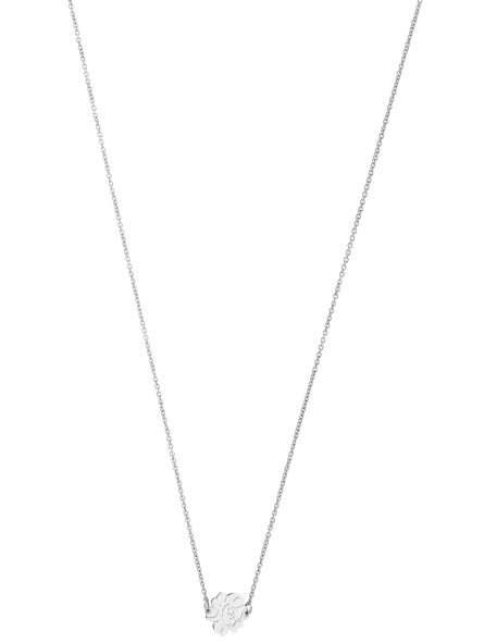 Collier motif Rose évidée PM