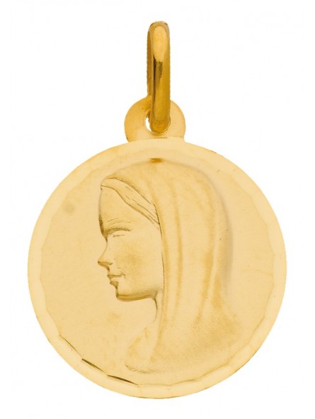 Médaille Ronde Vierge ciselé