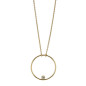 Collier solitaire Oxyde Fantaisie or bicolore 375