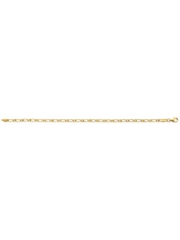 Bracelet Homme maille cheval alternée or - 1004667